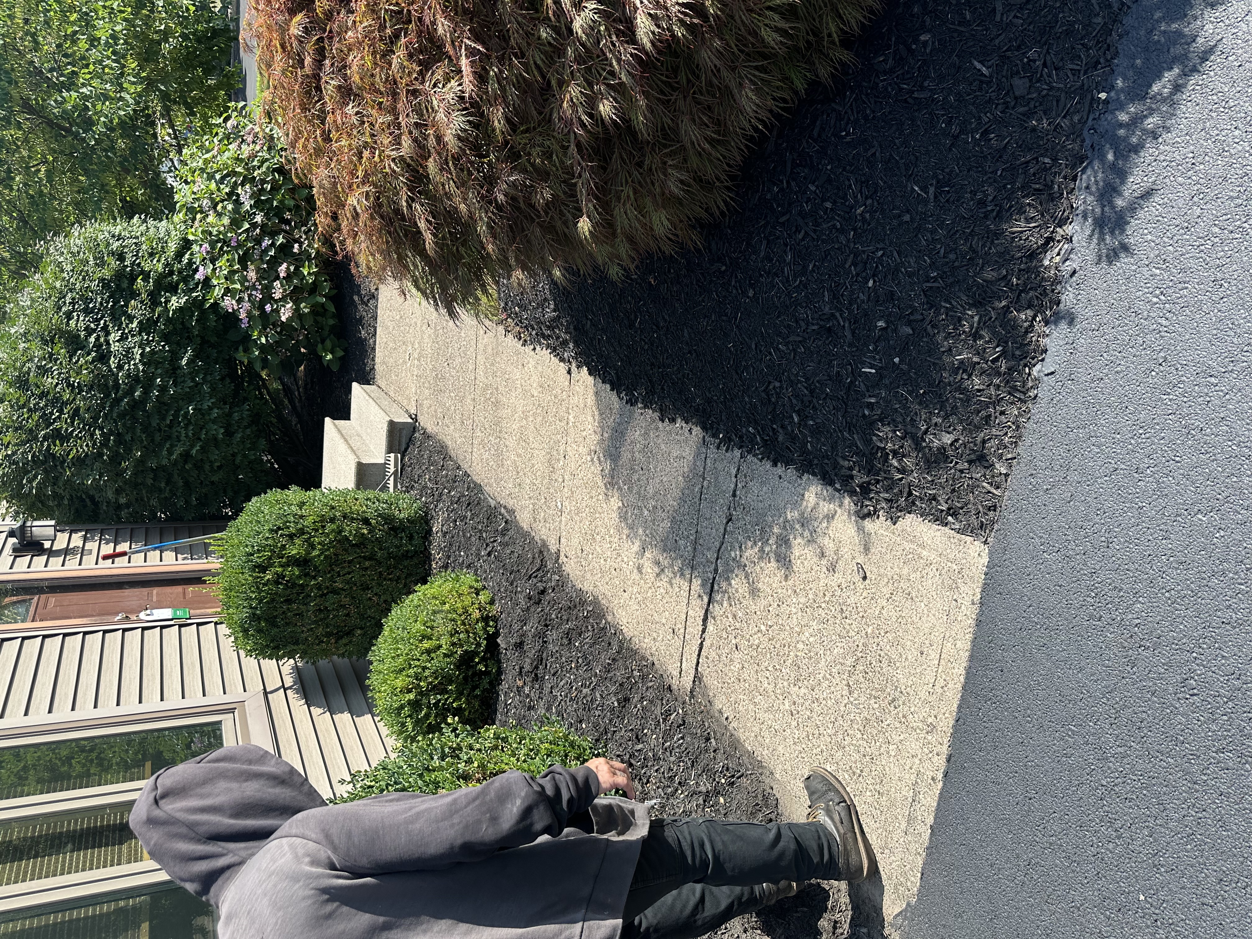 2025 front entry hardscape before photo 2